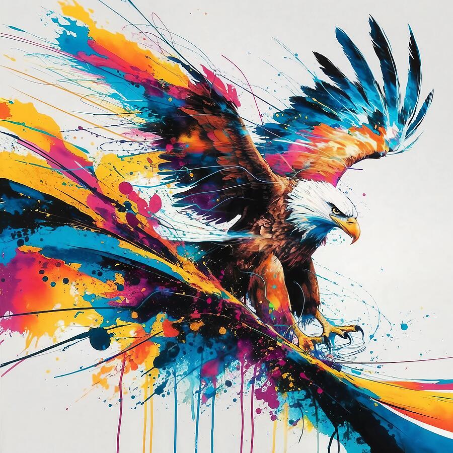 Magestic Eagle Digital Art by Stephanie Fischer Magestic Eagle Digital Art by Stephanie Fischer