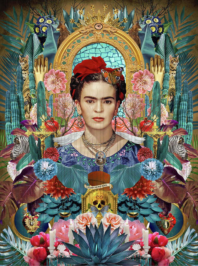 Magestic Frida Digital Art by Sandra Kuvalis - Fine Art America