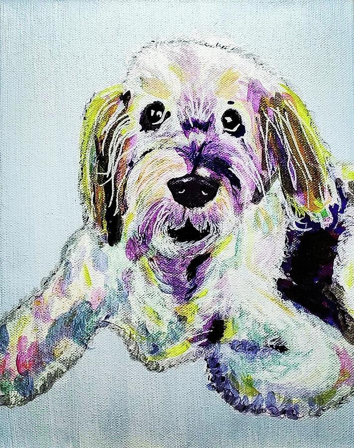 Maggie  Painting by Amy Kuenzie