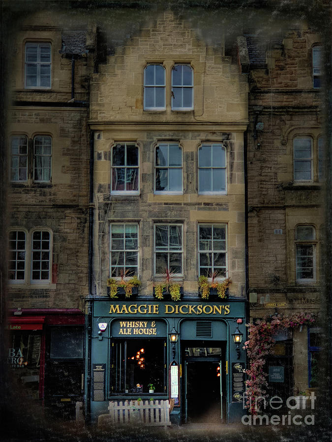 Maggie Dicksons Ale House - Grassmarket, Edinburgh Photograph by Yvonne Johnstone