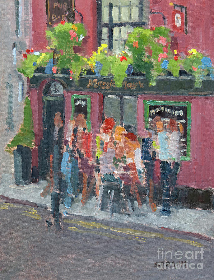 Maggie Mays - Wexford, Ireland Painting by Paul Strahm