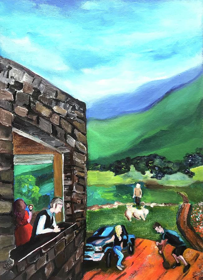 Maggies Farm Bob Dylan  Painting by Geeta Yerra