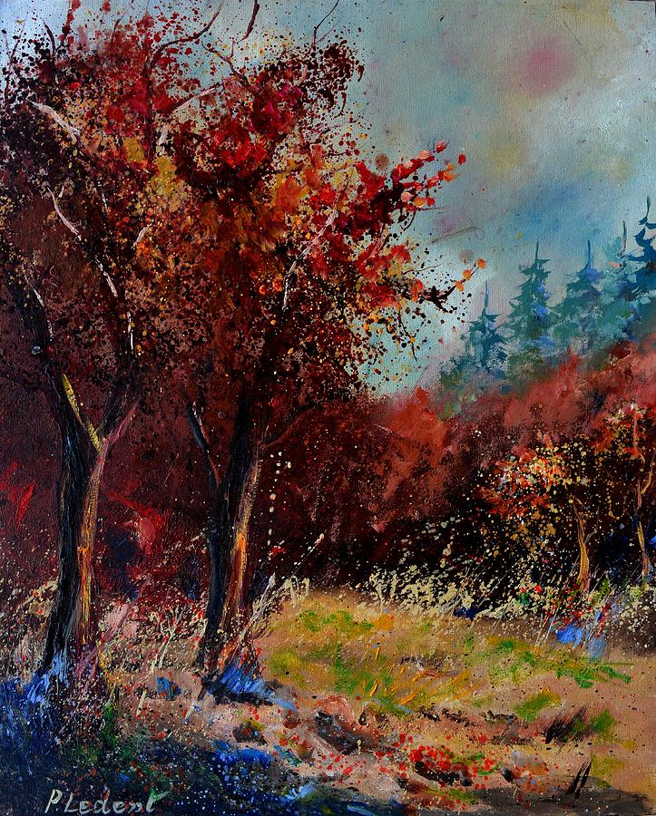 Magic autumnal landscape Painting by Pol Ledent