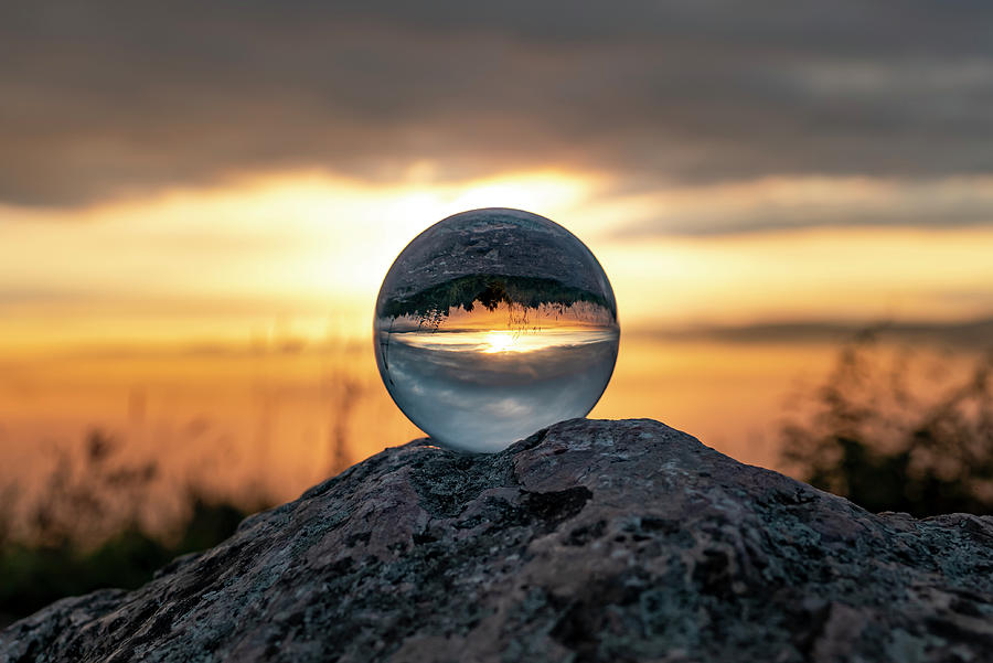 Magic ball at top of mountain Photograph by Maciej Kotwica - Fine Art ...