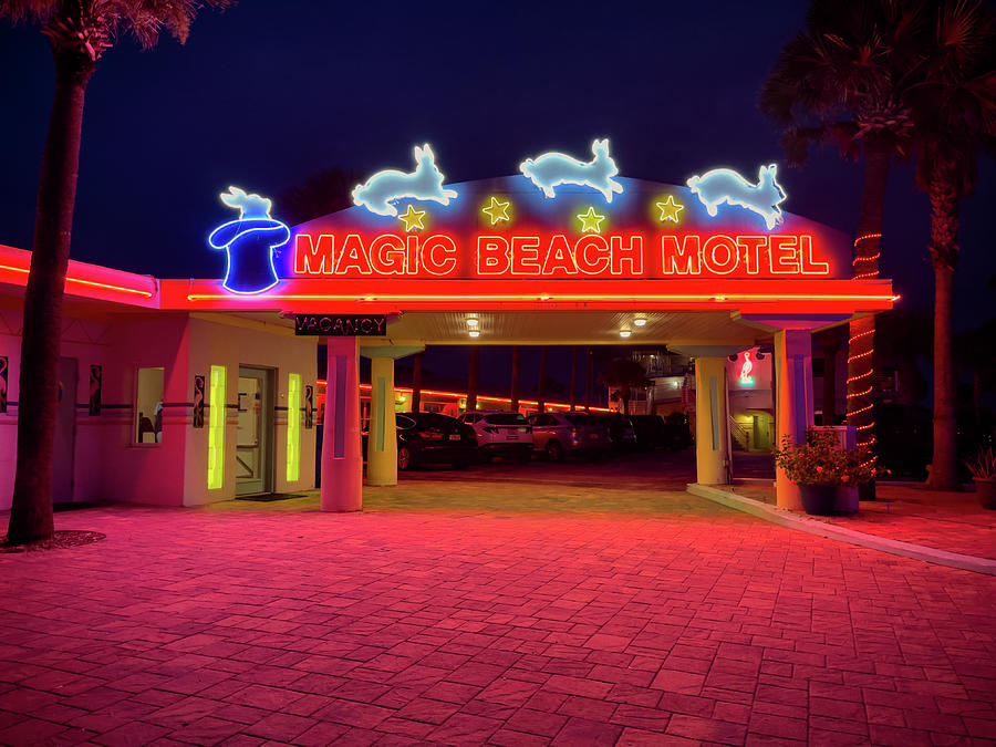 Magic Beach Hotel at Twilight, Vilano Beach, Florida Photograph by Dawna Moore Photography