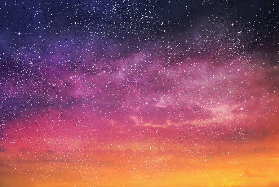 Magic Color Sky Background Photograph