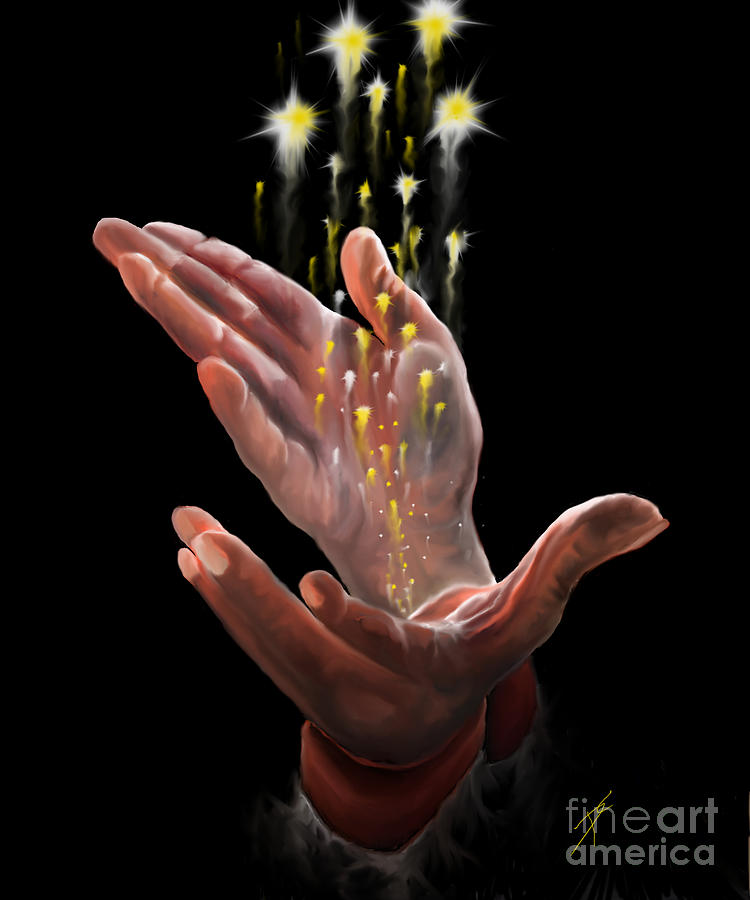 Magic Hands Digital Art by Darren Cannell