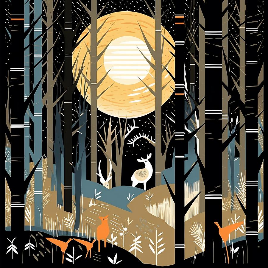 Magic in the Forest Digital Art by Karyn Robinson