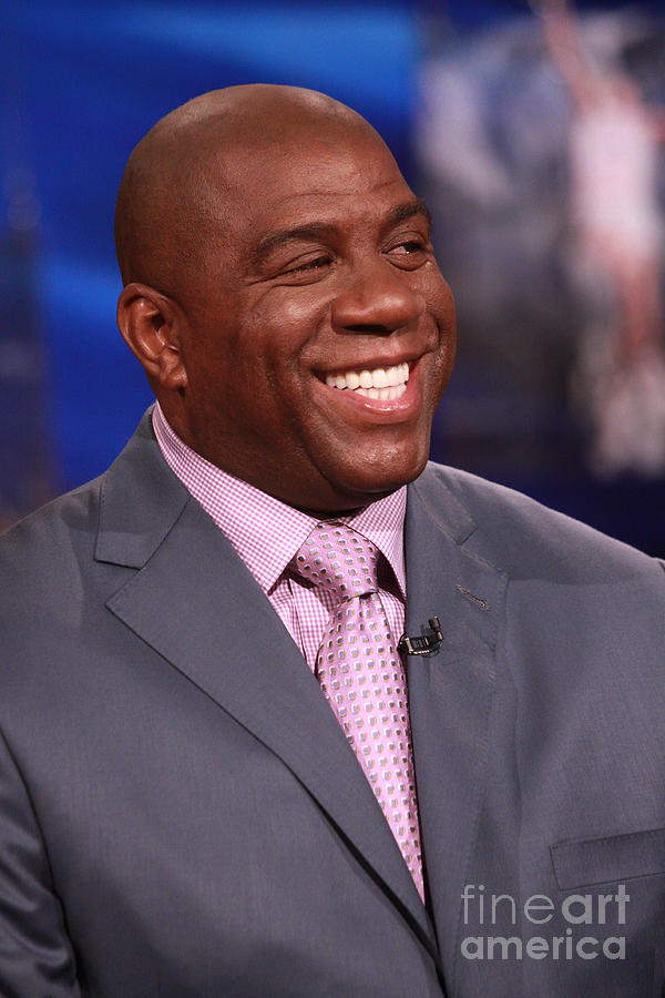 Los Angeles Lakers Photograph - Magic Johnson by Concert Photos