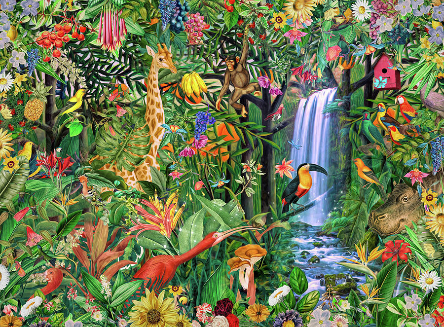 Magic Jungle Digital Art by Claudia McKinney