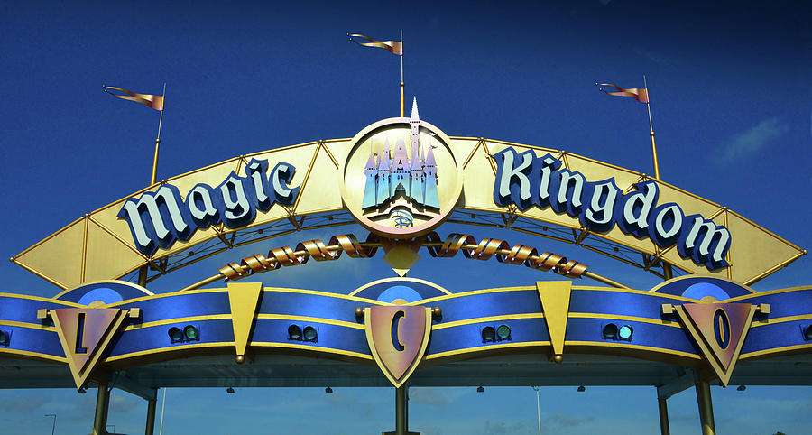Magic Kingdom entrance gate 2021 Photograph by David Lee Thompson