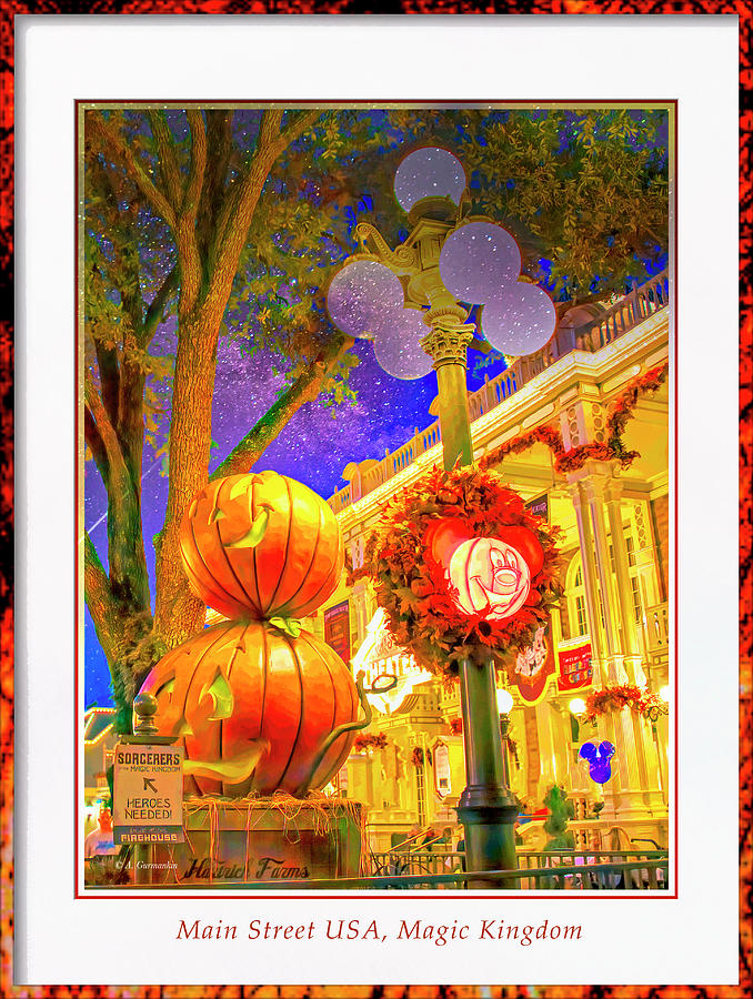 Magic Kingdom Halloween 0024v5 Photograph by A Macarthur Gurmankin