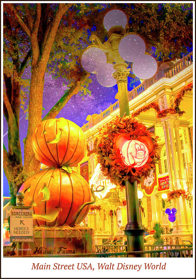 Magic Kingdom Halloween Photograph by A Macarthur Gurmankin