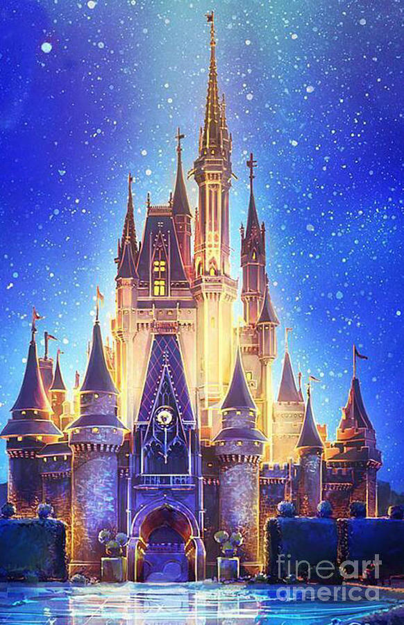 Magic Kingdom Painting by Nehemiah Art - Fine Art America