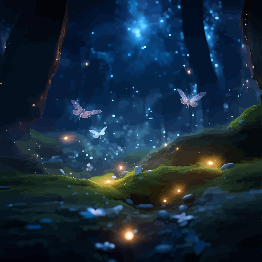 Magic Mana Forest Digital Art by Dujuan Robertson