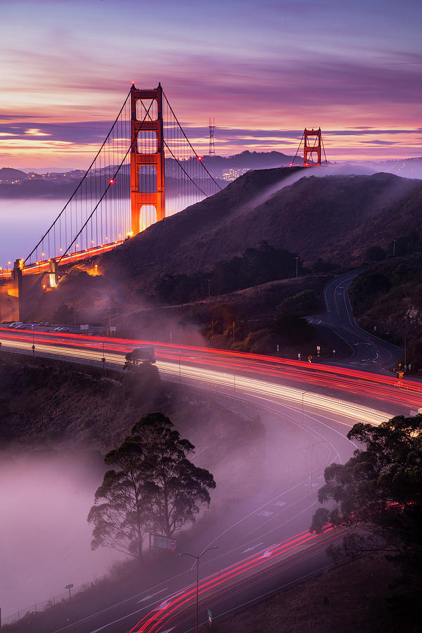 Magic Morning, Golden Gate Photograph by Vincent James