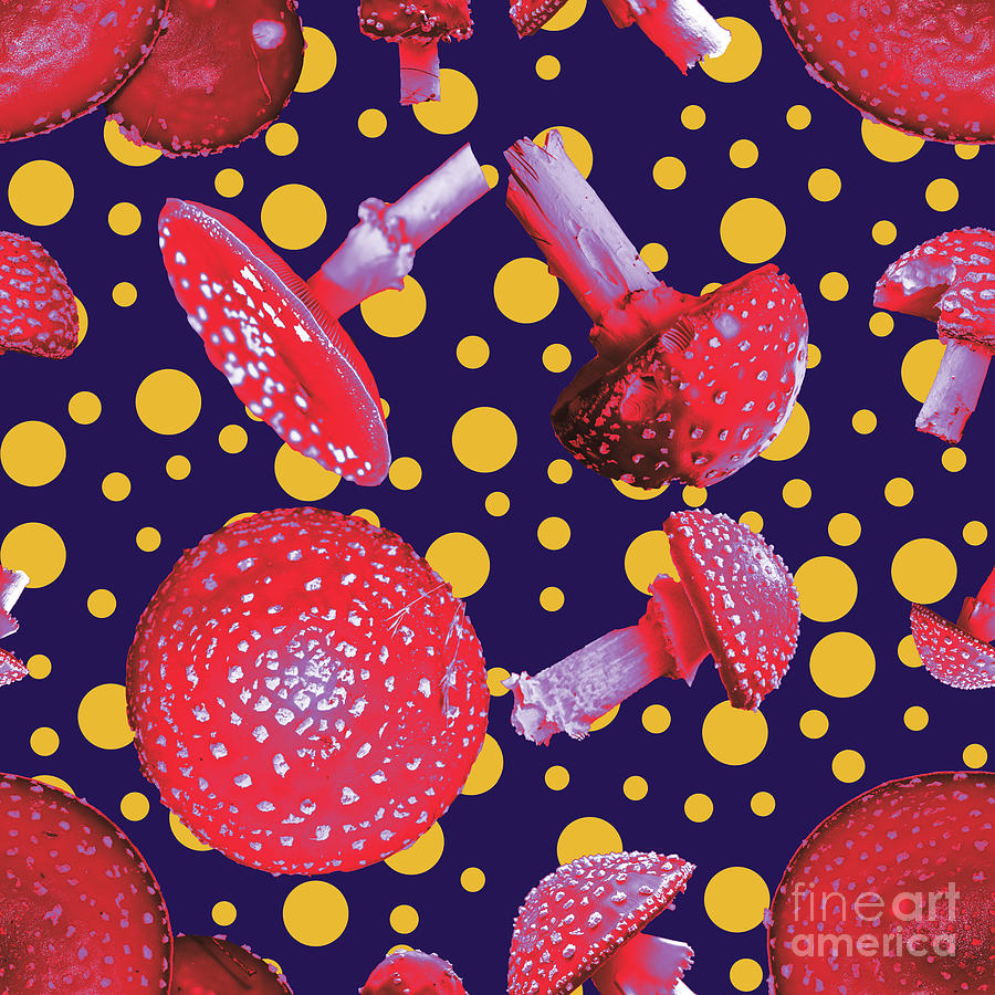 Mushroom Digital Art - Magic Mushroom by Shubham Hritu
