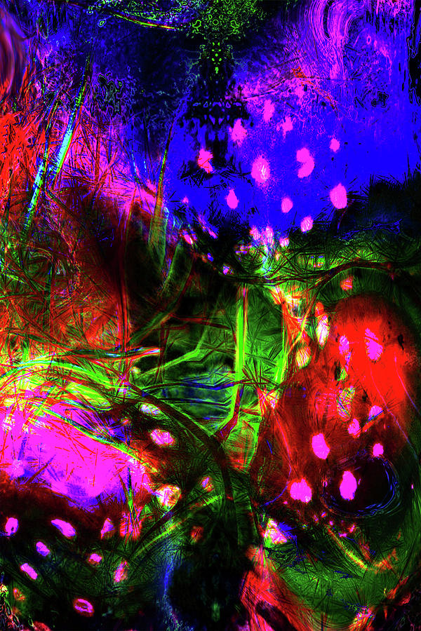 Magic Mushrooms 4 Digital Art by Lisa Yount