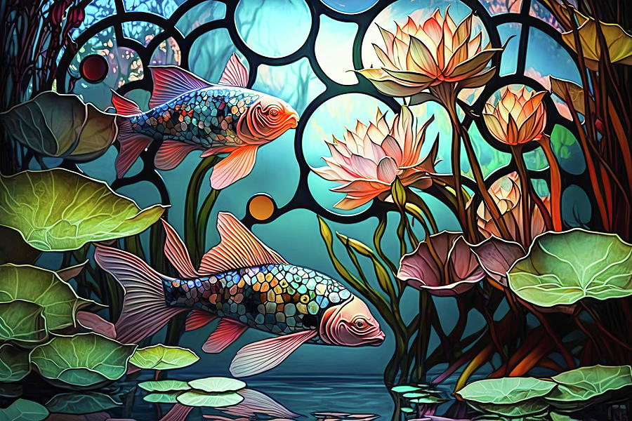 Magic pond Digital Art by Zina Zinchik