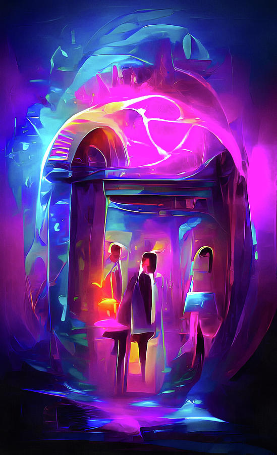 Magic Portal 03 Time Travel Digital Art by Matthias Hauser