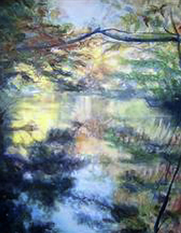 Magic River Painting by Nancy Shuler