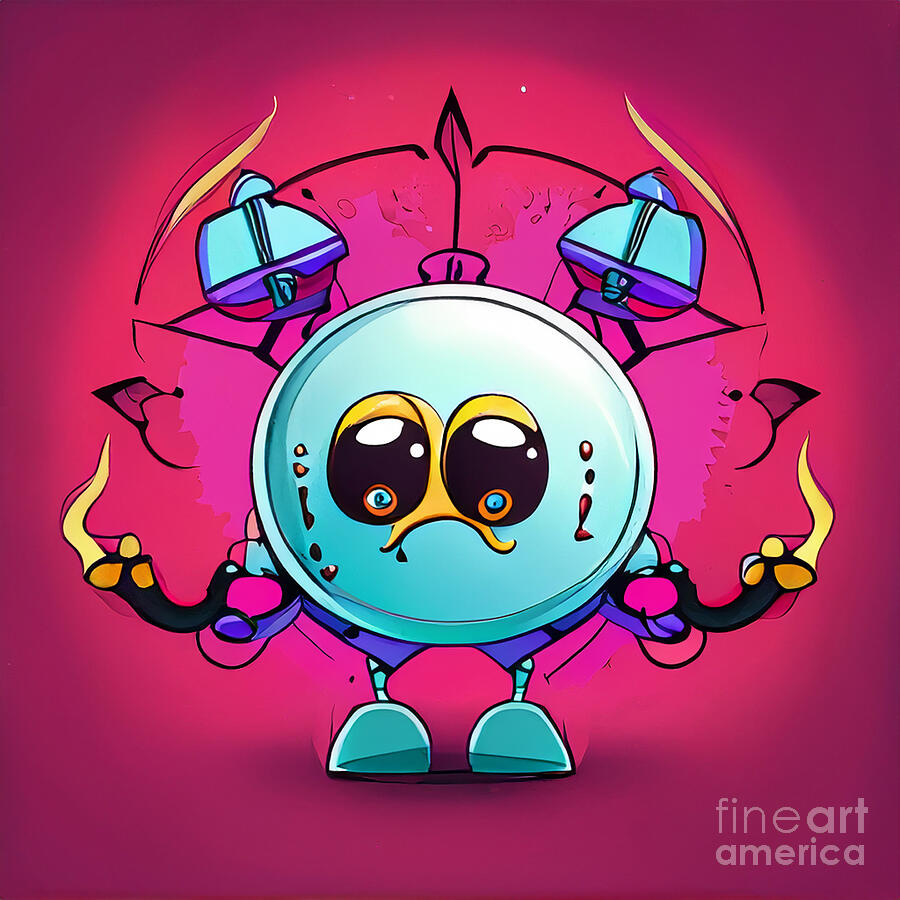 Magic Robot Digital Art by ArtCDesignsbyKathy - Fine Art America