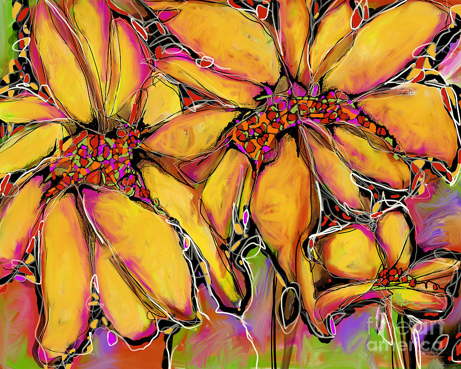 Magic Sunflower Digital Art by Robin Valenzuela Magic Sunflower Digital Art by Robin Valenzuela
