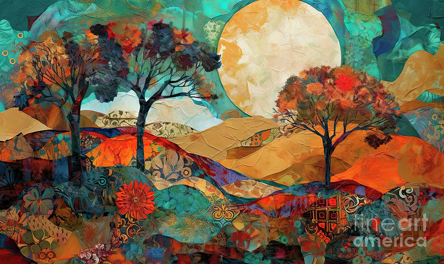 Tree Painting - Magic Valley V by Mindy Sommers