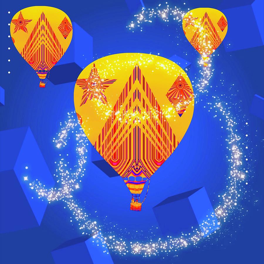 Magical Balloons Digital Art by Joe Corrao - Fine Art America