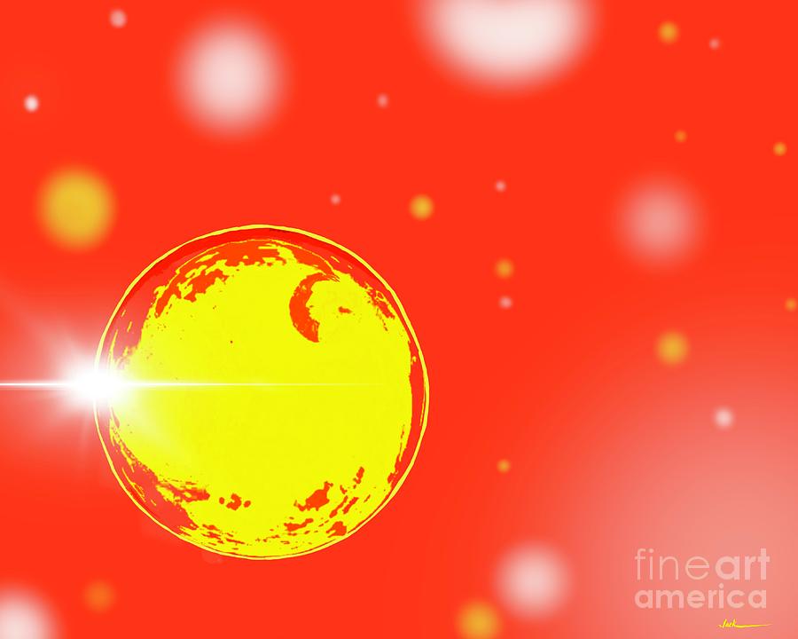 Bubble Painting - Magical Bubble by Jack Bunds Bubble Painting - Magical Bubble by Jack Bunds