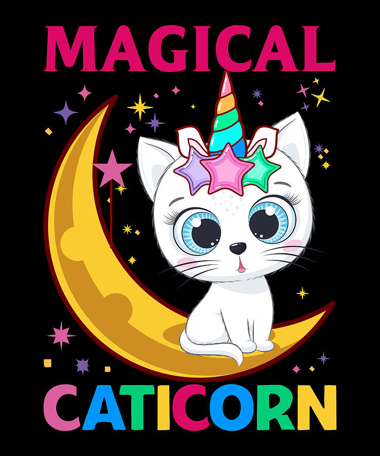 Magical Caticorn Digital Art by Alberto Rodriguez - Fine Art America