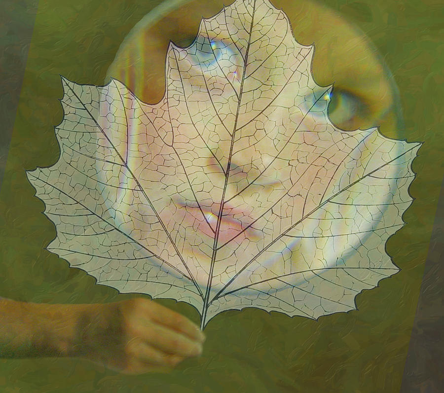 Magical Child, Autumn Morning Mixed Media by Lorena Cassady