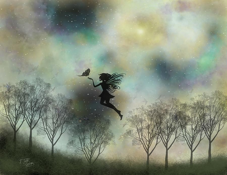 Magical Fairy Kisses Digital Art by Michelle Ressler
