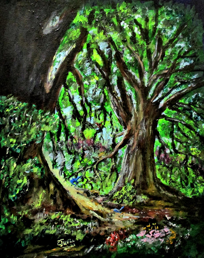 Magical Forest Painting