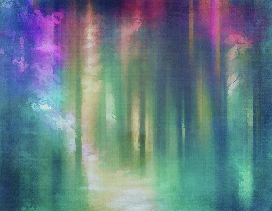 Magical Forest Digital Art by Terry Davis