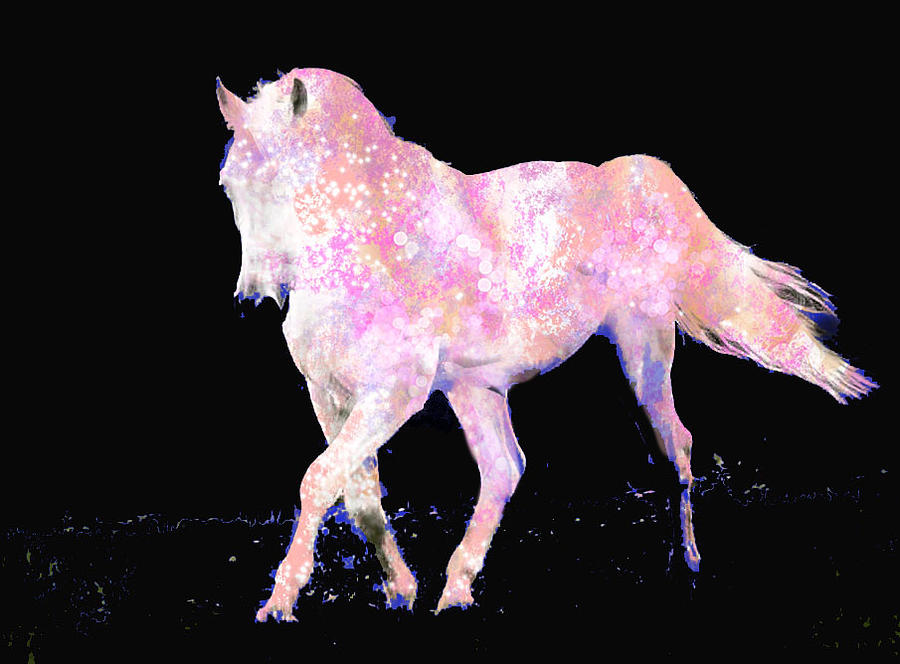 Magical Horse 14 Digital Art by Eileen Backman