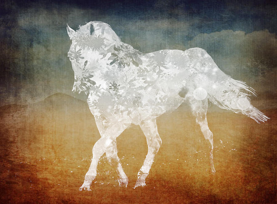 Magical Horse 15 Digital Art by Eileen Backman