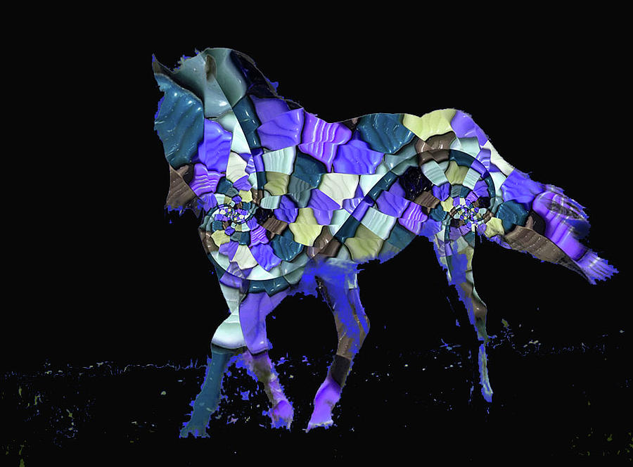 Magical Horse 17 Digital Art by Eileen Backman