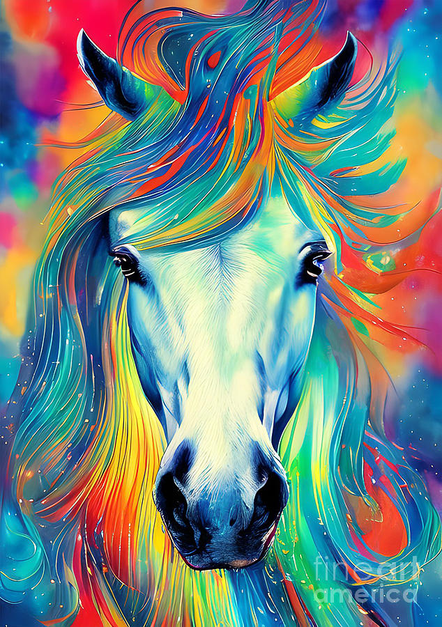 Magical Horse Painting by Mark Ashkenazi - Fine Art America