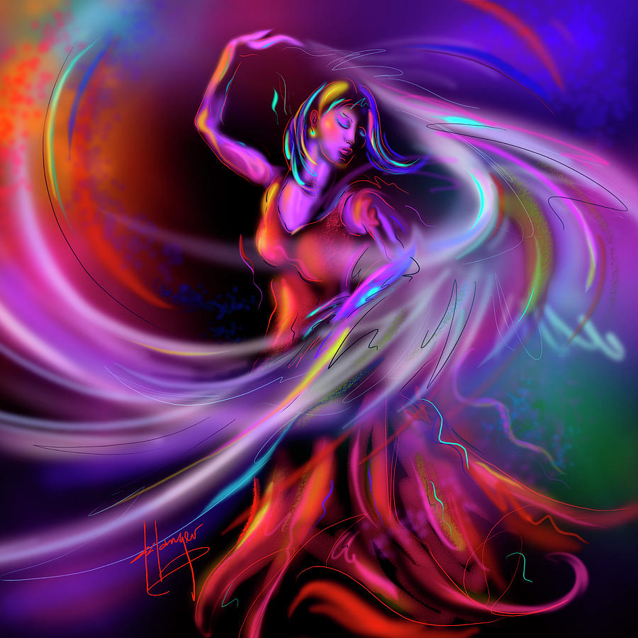 Magical Mystery Twirl Painting