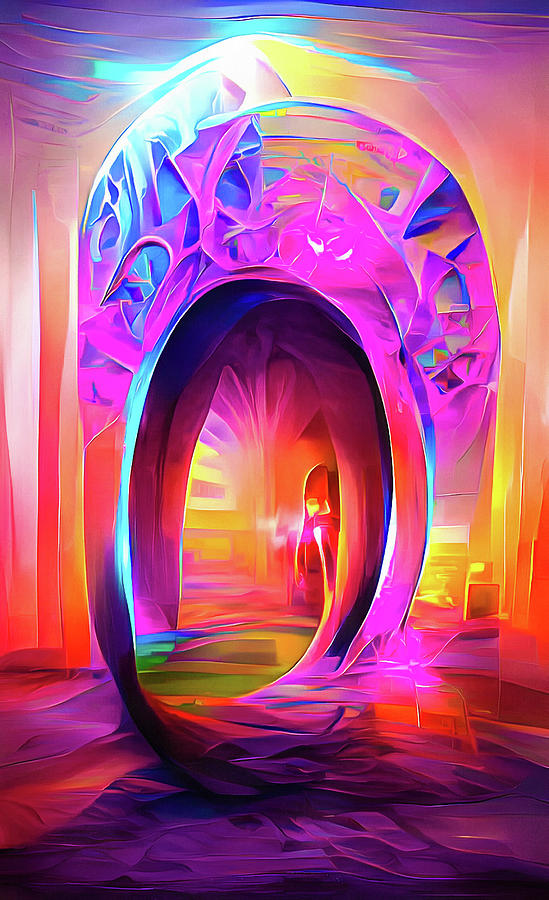 Magical Portal 02 Digital Art by Matthias Hauser - Fine Art America