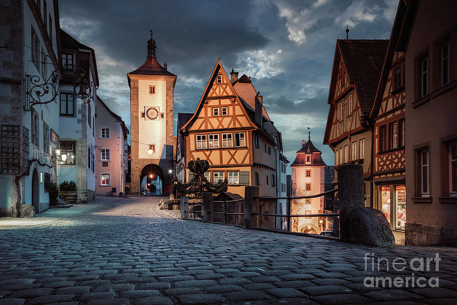 Magical Rothenburg ob der Tauber Photograph by JR Photography