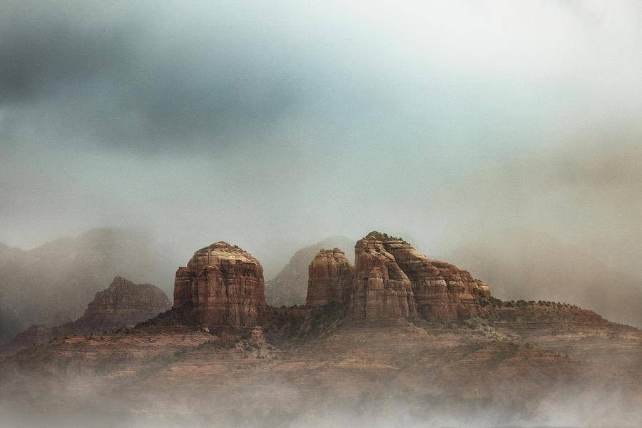 Magical Scene of Cathedral Rock in Sedona Arizona Photograph by Good Focused
