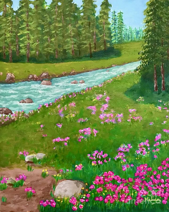 Magical Spring Painting by Melida Swart - Fine Art America