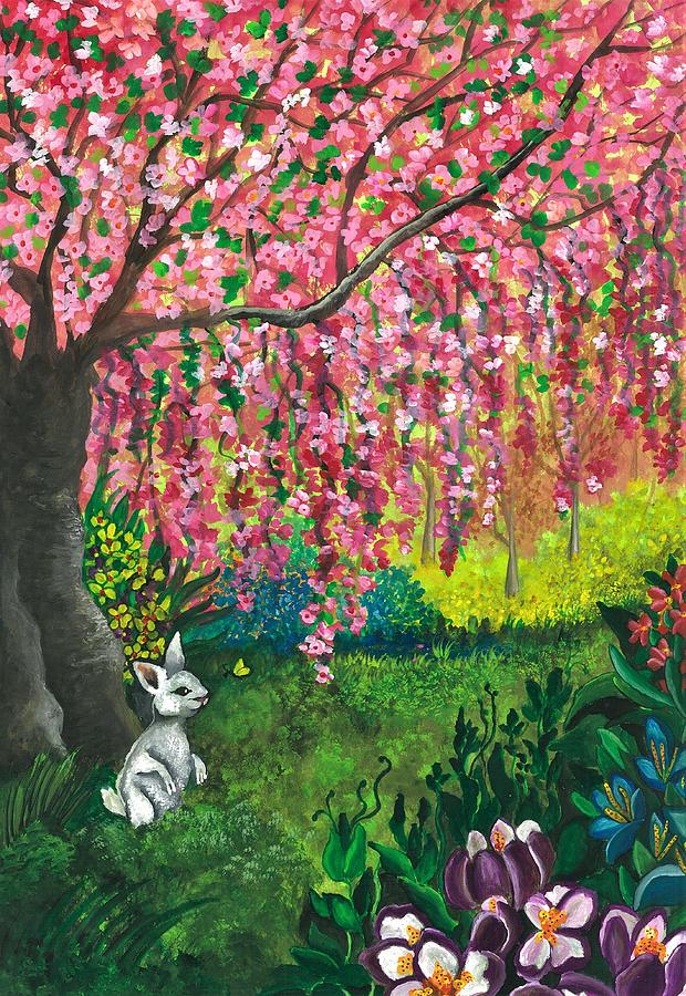 Magical Spring Painting By Tara Krishna