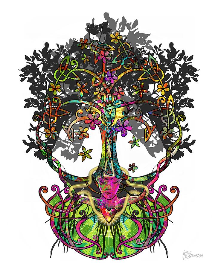Magical Tree of Life - Balance And Harmony Drawing by Joan Stratton Magical Tree of Life - Balance And Harmony Drawing by Joan Stratton