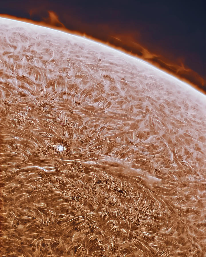 Sun Photograph - Magnetic Sun by Jason Guenzel Sun Photograph - Magnetic Sun by Jason Guenzel