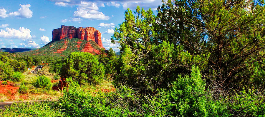 Magnificent Courthouse Butte   Photograph by Ola Allen