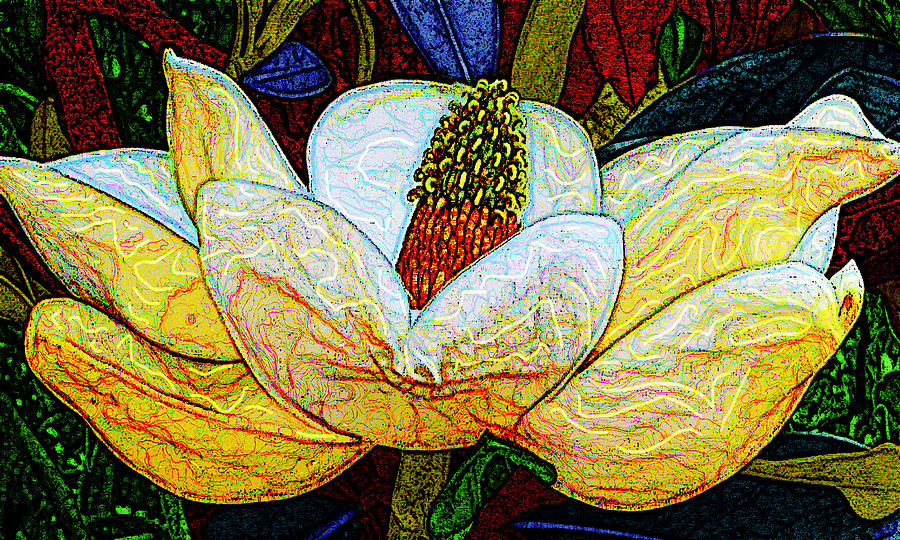 Magnificent Magnolia Digital Art by Rod Whyte