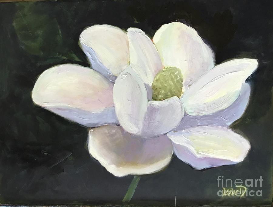 Magnolia Bloom Painting